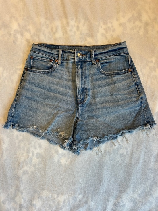 American Eagle Outfitters Pants - American Eagle Outfitters Women’s Light Blue Frayed Hem Denim Shorts